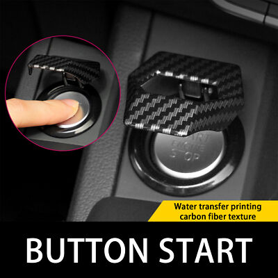 Push To Start Button Cover Alloy Engine Start Button Cover Anti-Scratch Cover