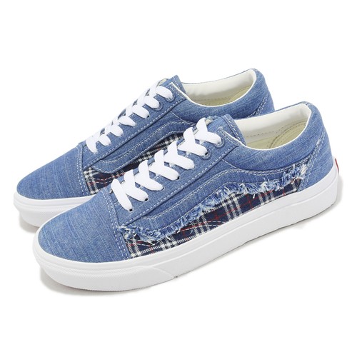

Мужская повседневная обувь унисекс Vans V36CF Remix Old Skool Indigo Blue Check 627972-0002, Синий, V36cf Remix Old Skool
