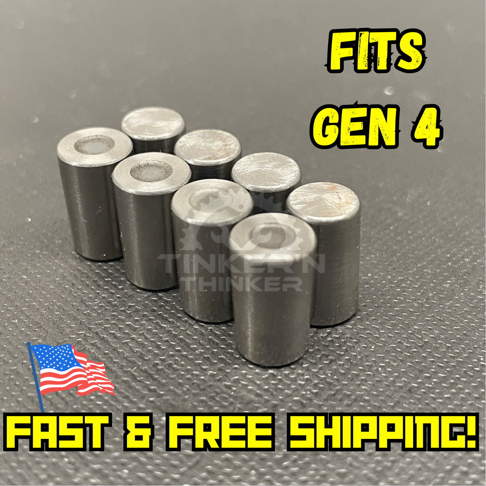 LSX Non-DOD Oil Pressure Anti-Leak Plugs 8x 4.8, 6.0, 5.3 Gen 4 LS GM V8 LS2 AFM