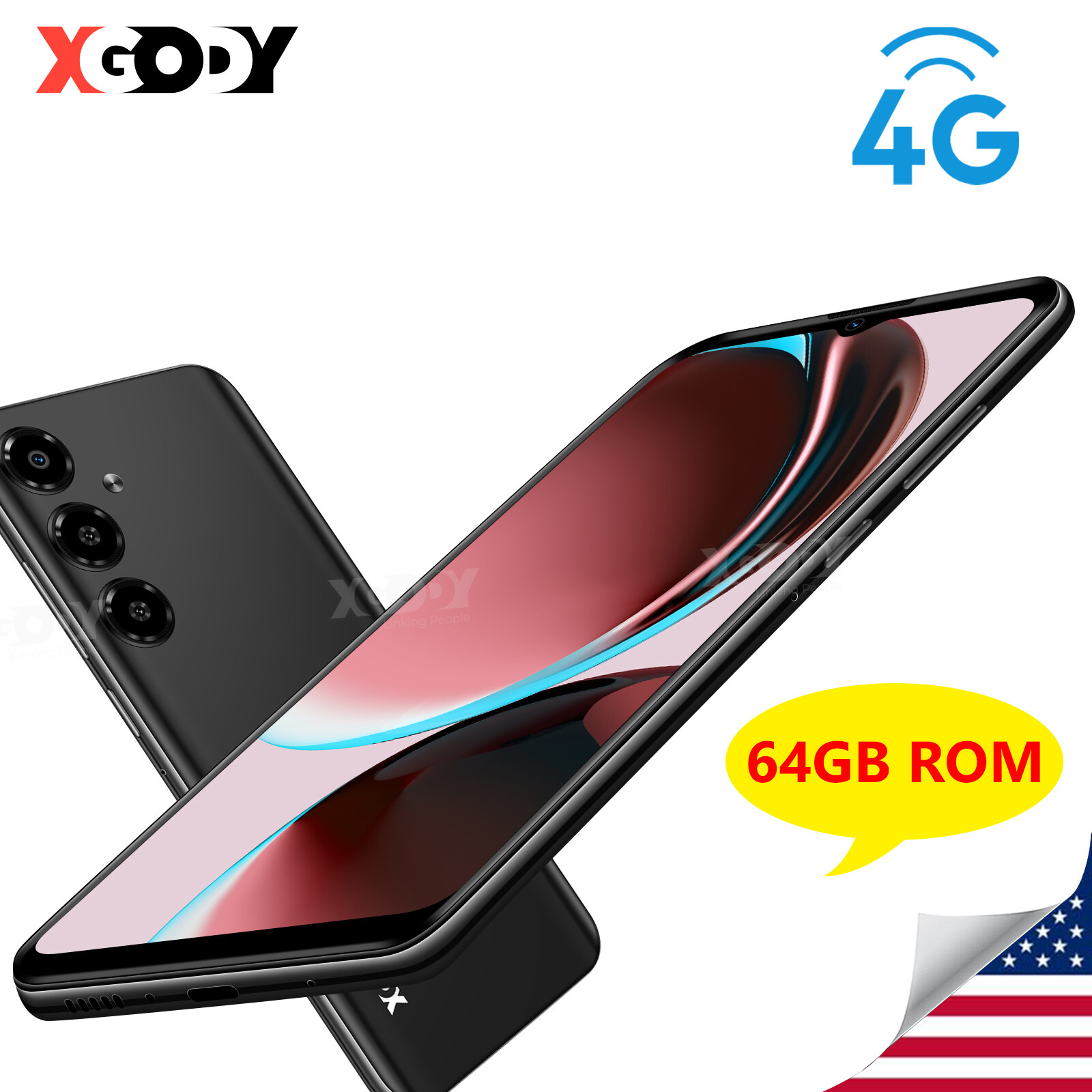 XGODY Android 10. Smartphone Cell Phone Factory Unlocked 8 C