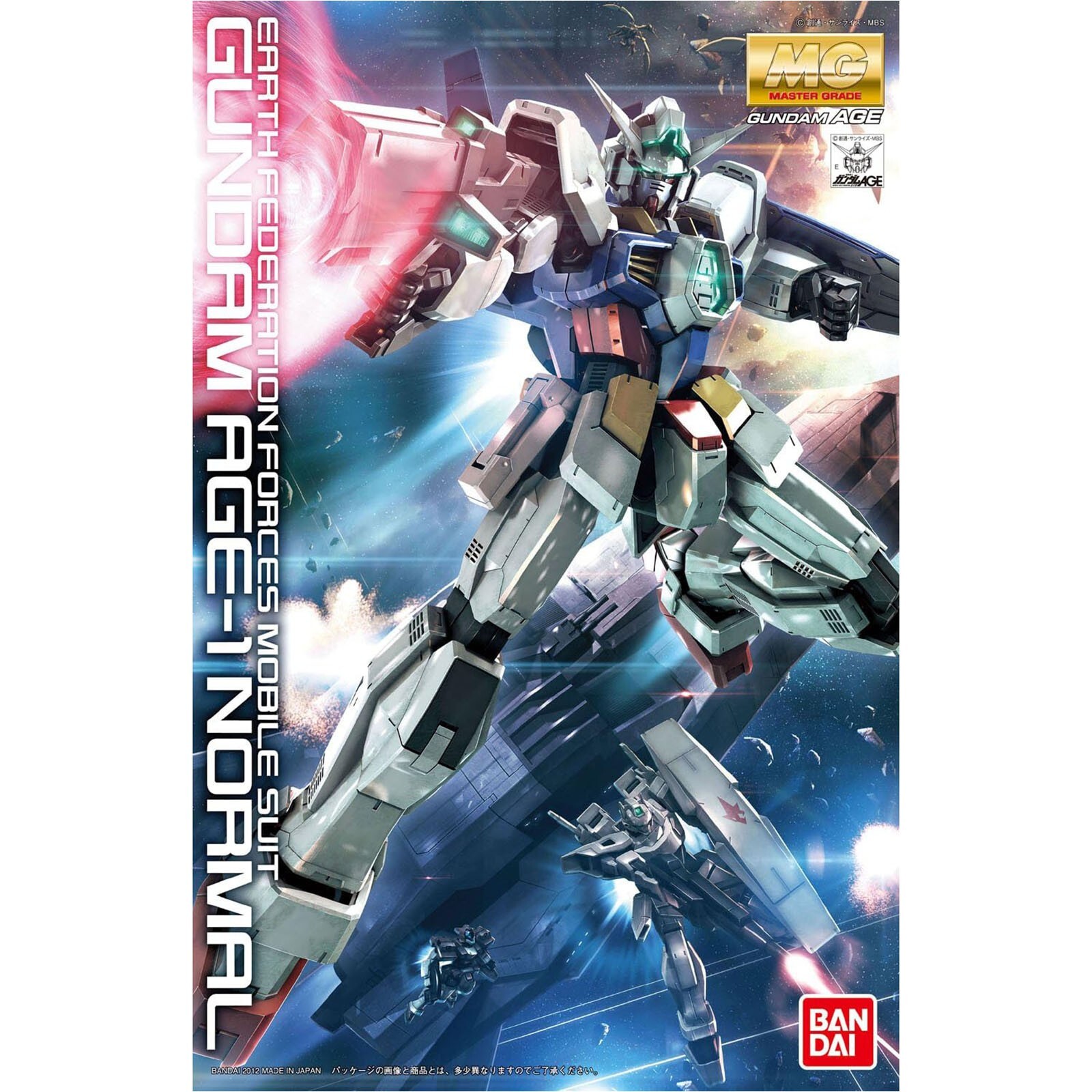 Набор моделей Bandai Gundam AGE MG Gundam AGE-1 в обычном масштабе 1:100, НОВЫЙ, В НОСКЕ