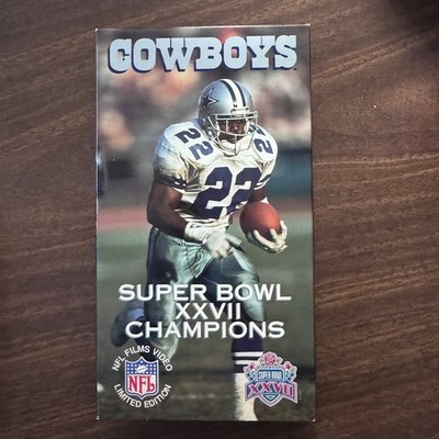 Dallas Cowboys Super Bowl XXVII Champions NFL Films VHS Video Very Good
