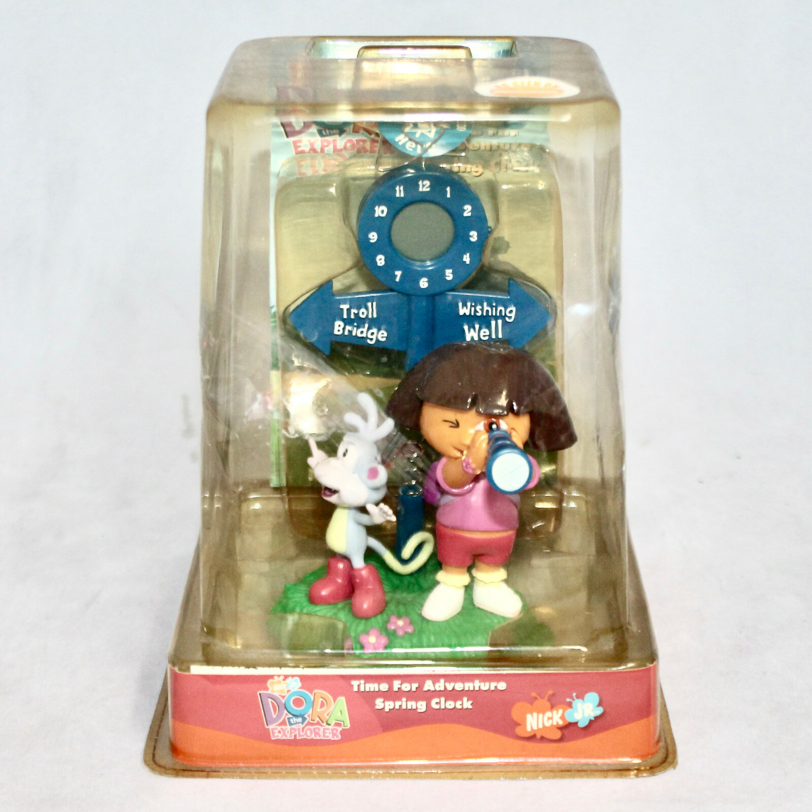 New DORA THE EXPLORER Time For Adventure Spring Clock Ages 3