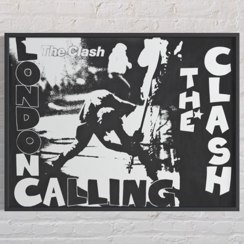THE CLASH ‘London Calling’ 1979 Epic Records Promo Poster, 28.5”x38.5”