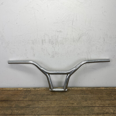 Haro BMX Handlebar Kneesaver Bar Chevron 4pc Old School BMX Chrome 90s 27 in