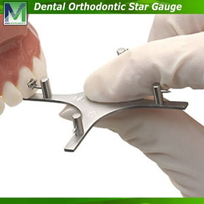 Bracket Positioning Star Like Gauge Orthodontic Laboratory Dental Instruments CE