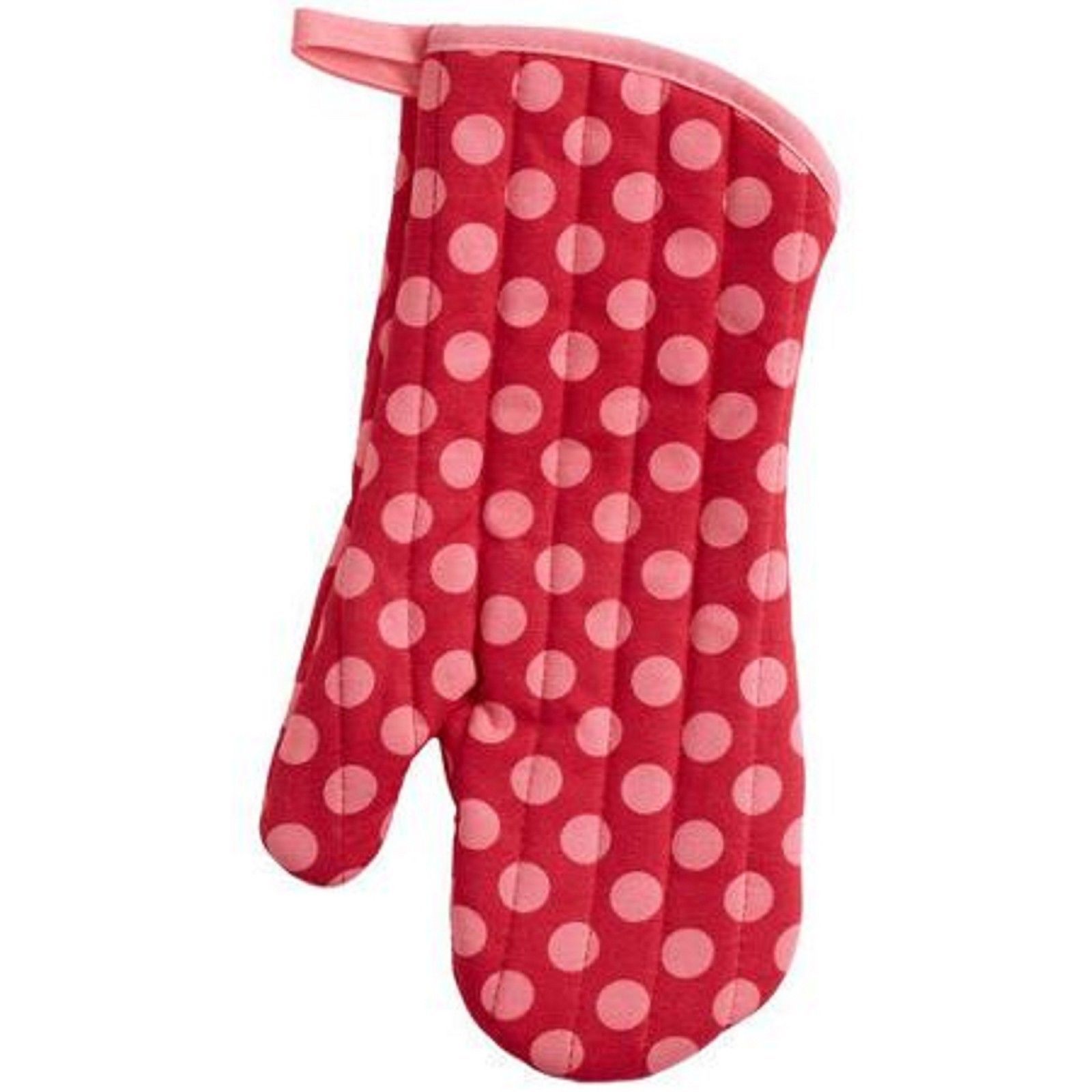 Polka Dot Oven Mitts and Potholders