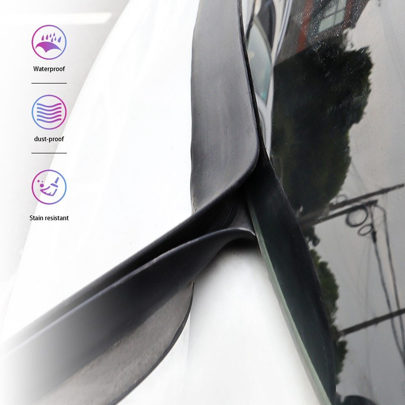 2M T-Type Car Door Rubber Seal Strip Hood Trunk Edge Bumper Guard Weather Strip
