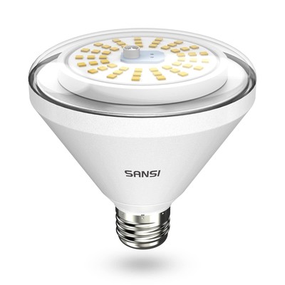 SANSI 200W Equivalent LED Grow Light Bulb, BR30 24W Full Spectrum Grow Bulb w...