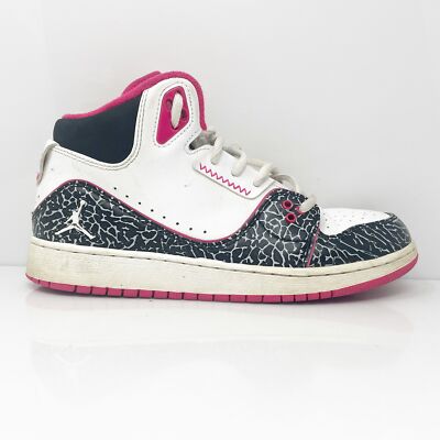 

Nike Boys Air Jordan 1 Flight 23 669818-116 Белые баскетбольные кроссовки 5,5 лет, Белый, Air Jordan 1 Flight 23