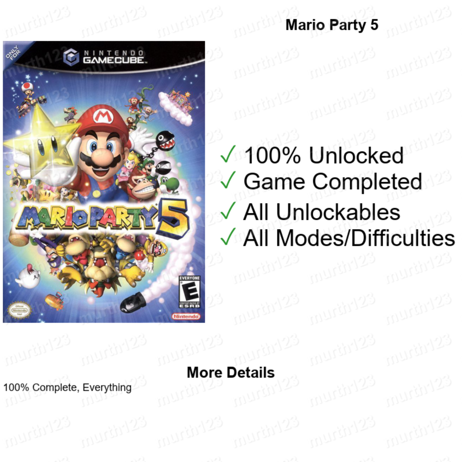 Super Smash Bros Melee 100% Ṥave Gamecube Memory Card! (NO GAME)