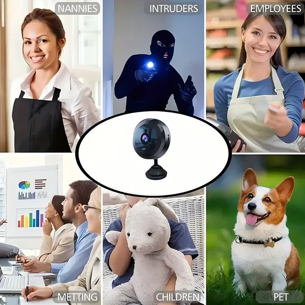 Mini Wireless Hidden Spy Camera Wifi IP Home Security 1080P HD Night Vision Cam - Image 211
