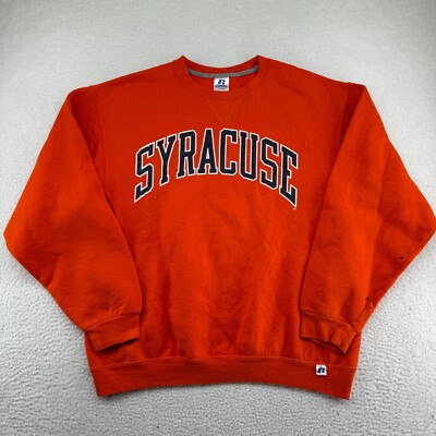 Vintage Russell Athletic Syracuse Orange Sweatshirt Mens Large Crewneck Pullover