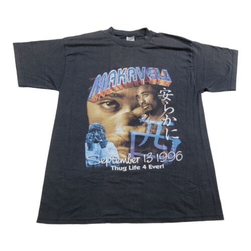 Vintage Tupac Shakur 2Pac Memorial Rap T Shirt Bootleg Size Vintage Tupac Shakur 2Pac Memorial Rap T Shirt Bootleg Size