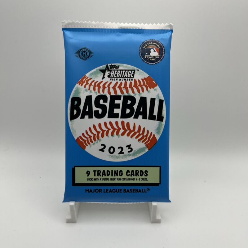 2023 Topps Heritage High Number Factory Sealed Pack From Box - 9 Cards NEW