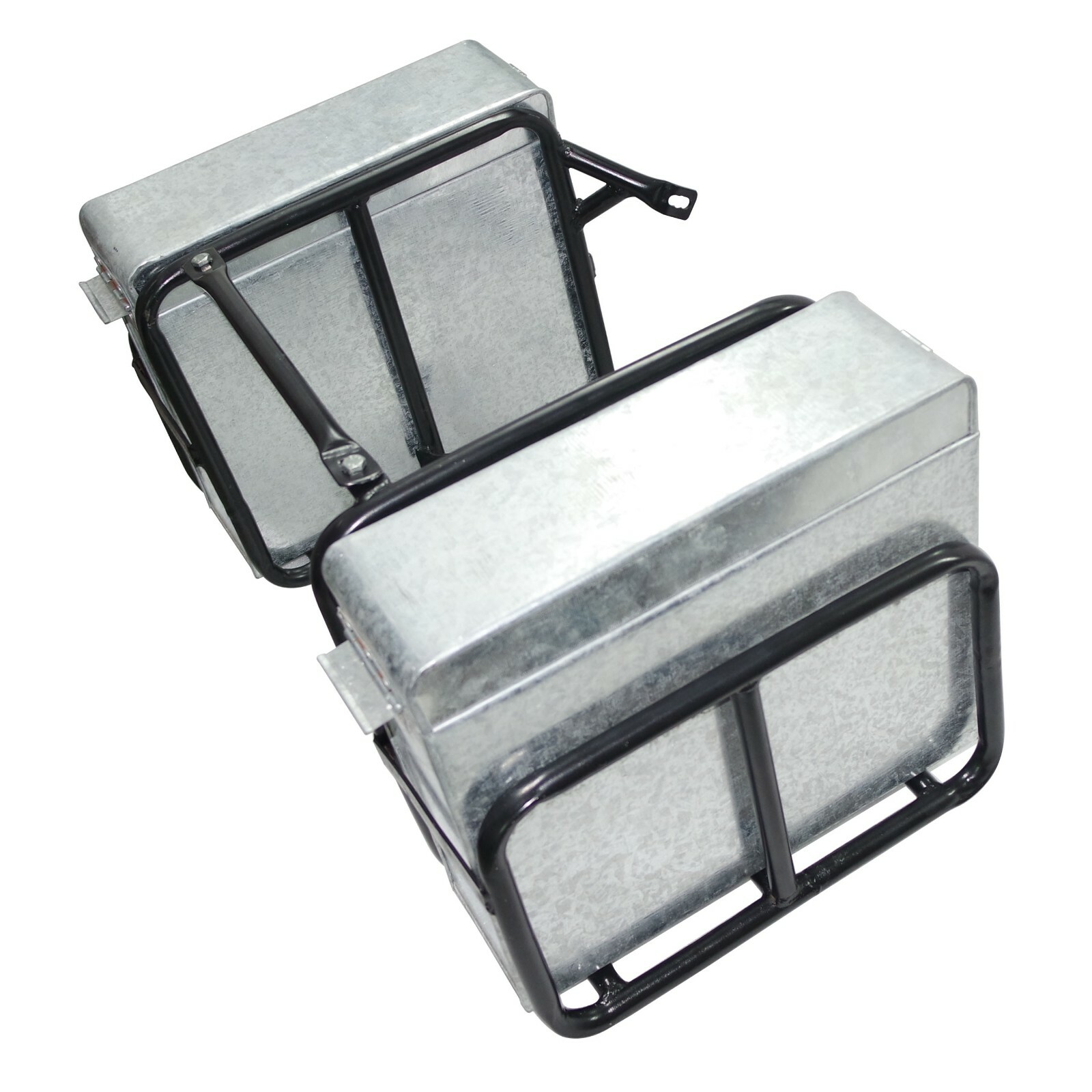 Fits Royal Enfield Classic UCE Luggage Pannier Carrier set + Case Box 