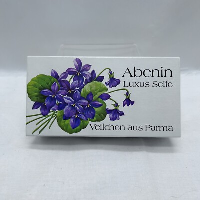 ABENIN BERLIN LUXURY SCENTED SOAP VINTAGE VIOLET 2X3.4 OZ 2 CAKES Germany NEW