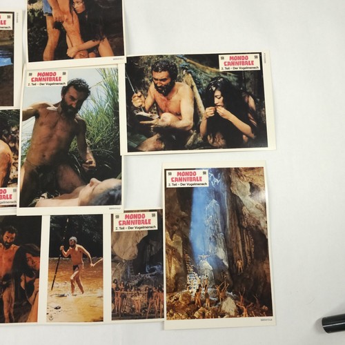 Mondo Cannibale Lobby Card Set Horror Gore Exploitation Rare Promo