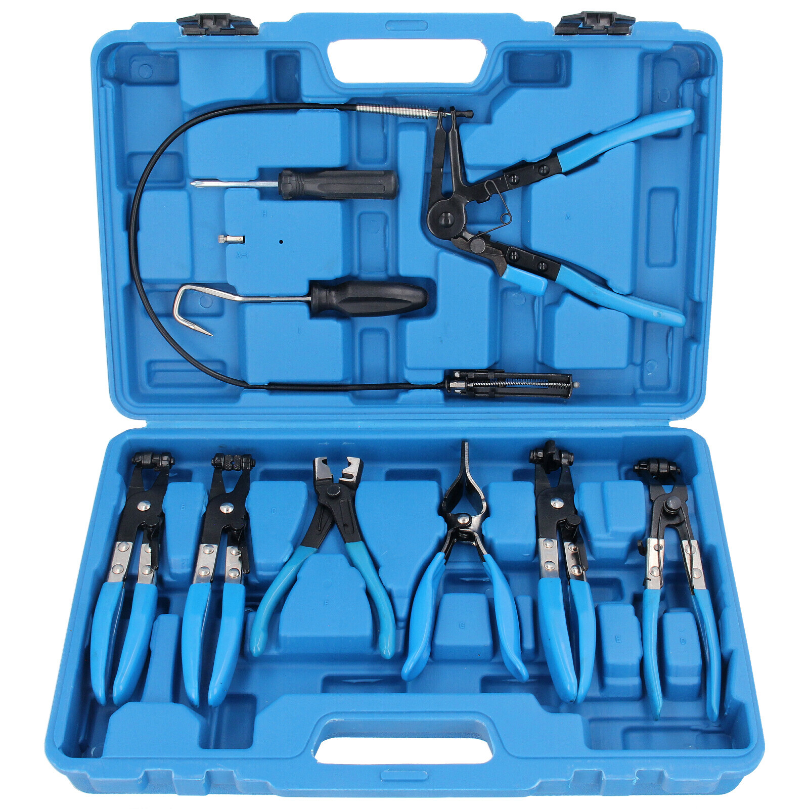 Jeu de Pinces pour Colliers de Serrage de Tuyau à Ressort de Soufflets 11 Pieces