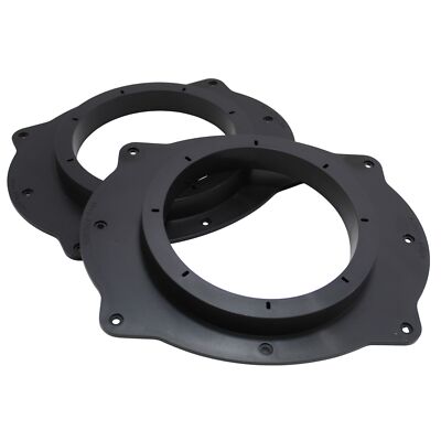 Audiopipe 6x9'' to 6'' PVC Plastic Adapter Ring Spacer Black (Pair) RING-PVC-A69-6