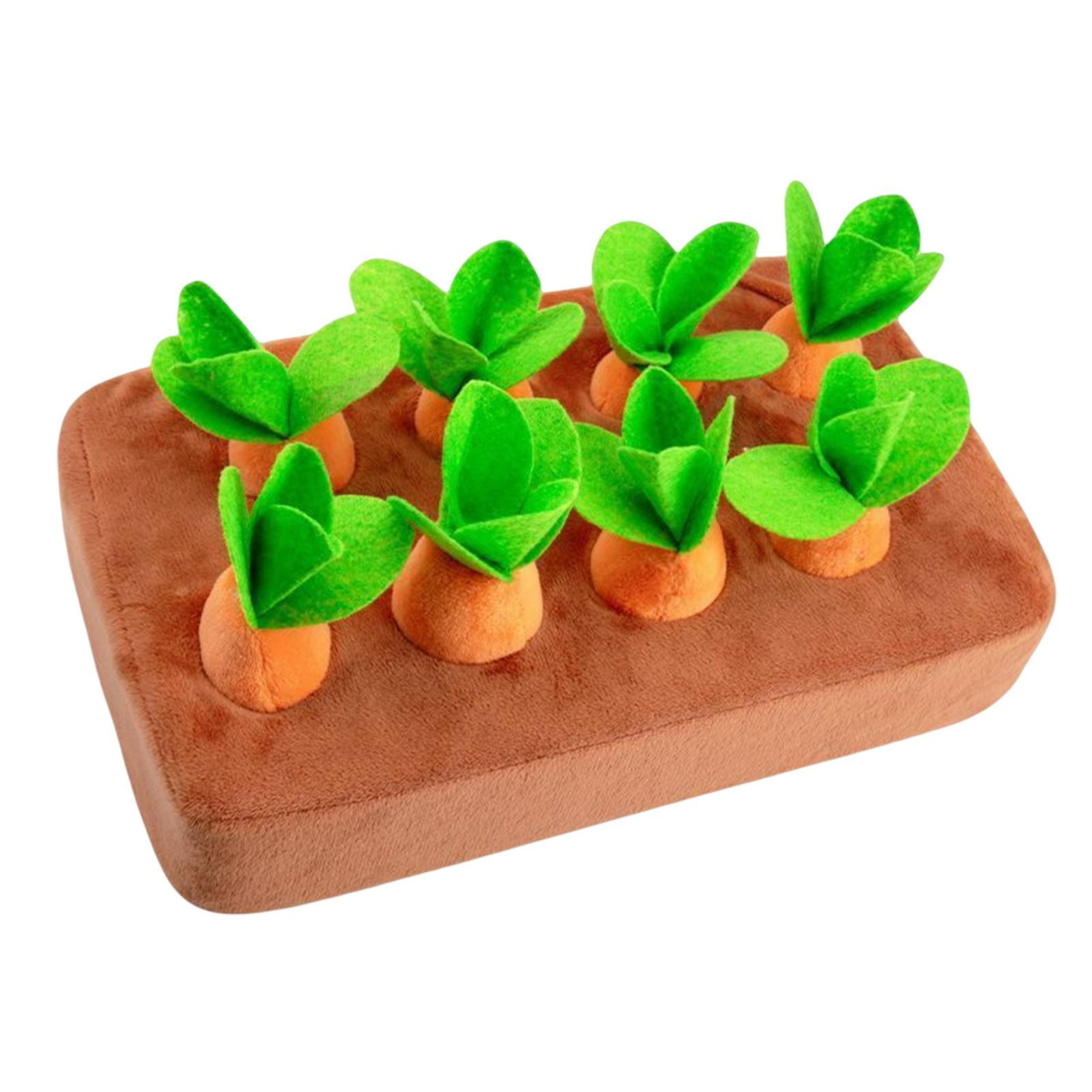 Mat Garden Carrot Plush Toy Pet Interactive Puzzle for Dogs Cats Gift Non-Slip