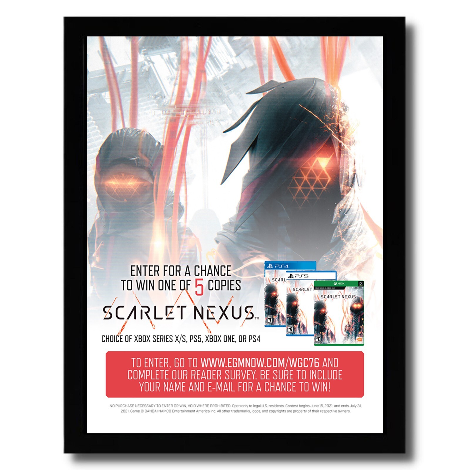 SCARLET NEXUS サイン入りポスター SCARLET NEXUS サイン入りポスター