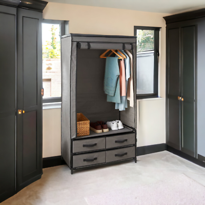 Canvas wardrobe 2024 with doors