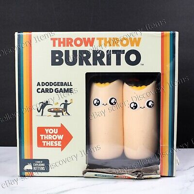 Throw Throw Burrito by Exploding Kittens - A Dodgeball Card Game Family Friendly