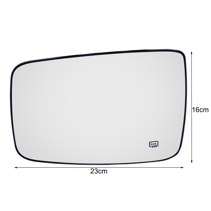 For Dodge RAM 1500 2500 2009~2019 Truck Driver Left Side Mirror Glass LH Heated
