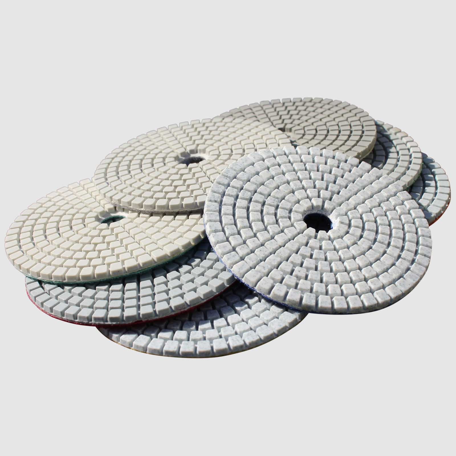 5 Inch Wet Dry Diamond Polishing Pads Sanding Disc Concrete Granite