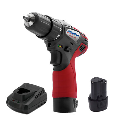 ACDelco G12 12V 3/8"  Cordless Drill Driver, 265 ft-lbs, ARD12119P