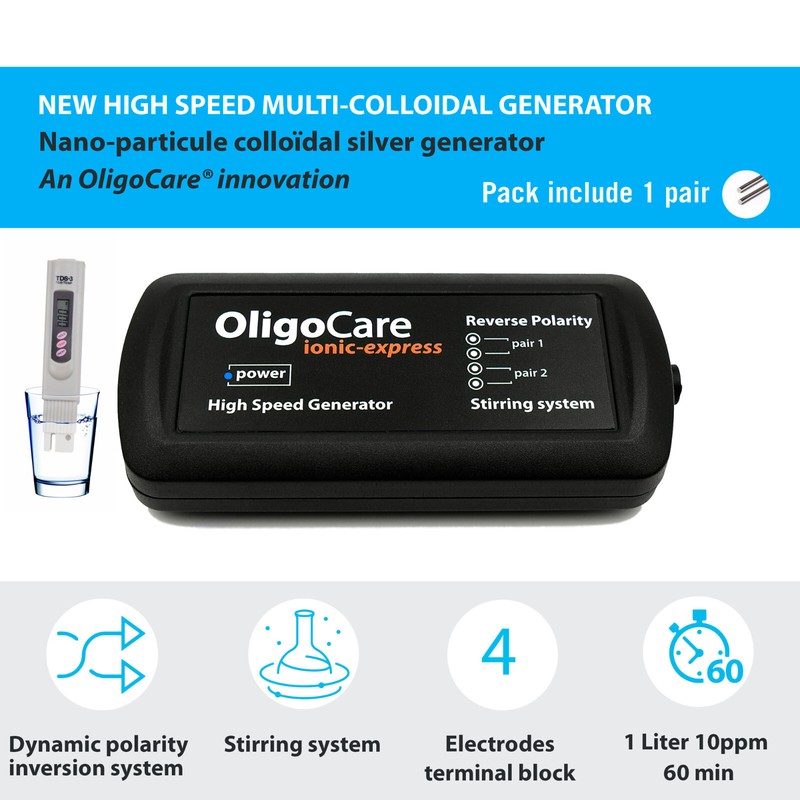 GÃ©NÃ©Rateur D'Argent ColloÃ¯Dal Reverse Polarity Stirring System Pack Tds 1 Pairag