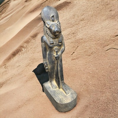 Ancient Egyptian Antique Legendary Unique Statue Goddess Sekhmet Pharaonic BC