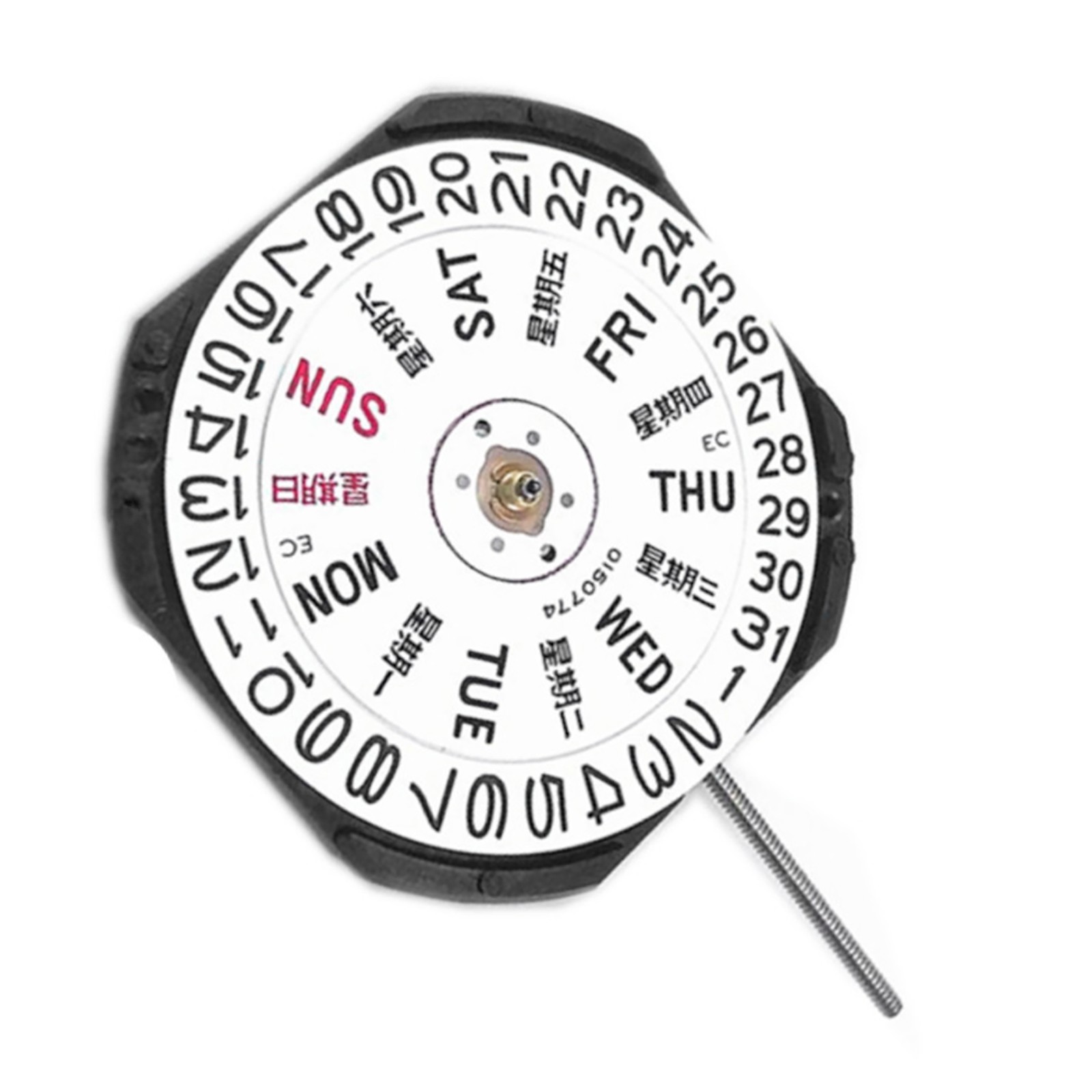 VX43E Quartz Watch Movement With Day Date For Seiko 7N43A V343