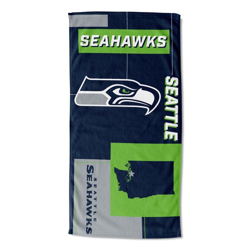 Пляжное полотенце Northwest NFL Seattle Seahawks State Line