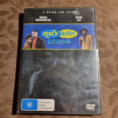 Mo' Better Blues DVD, 1990, PAL Region 2 4, Denzel Washington Brand New & Sealed