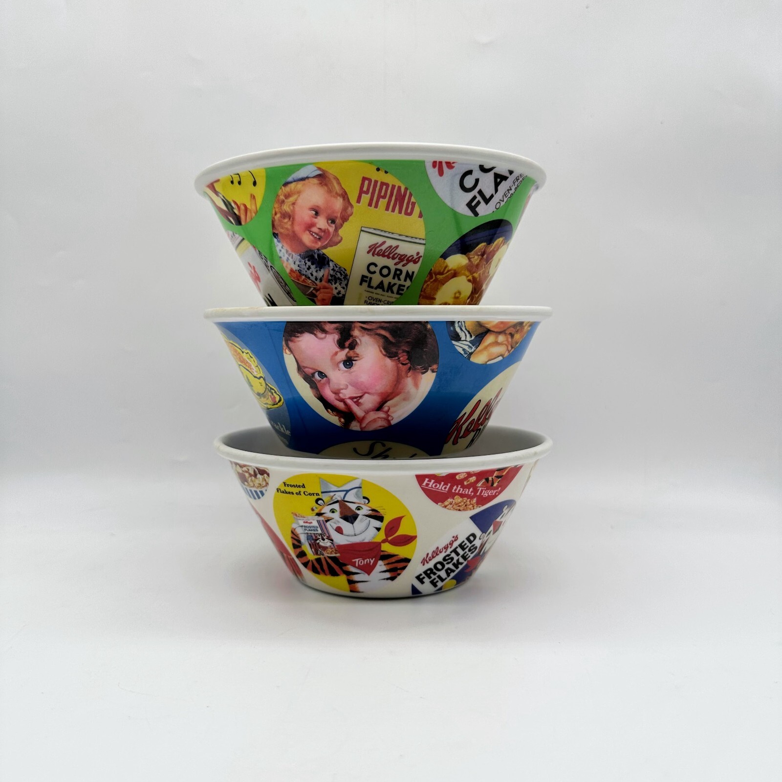 Kellogg's Retro Cereal Bowl Set of 3 2010 | eBay