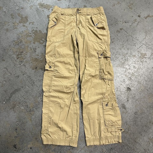 00s Abercrombie&Fitch 迷彩 cargopants y2k Abercrombie & Fitch 2000s Utility Cargo Pants 25R Baggy Y2k