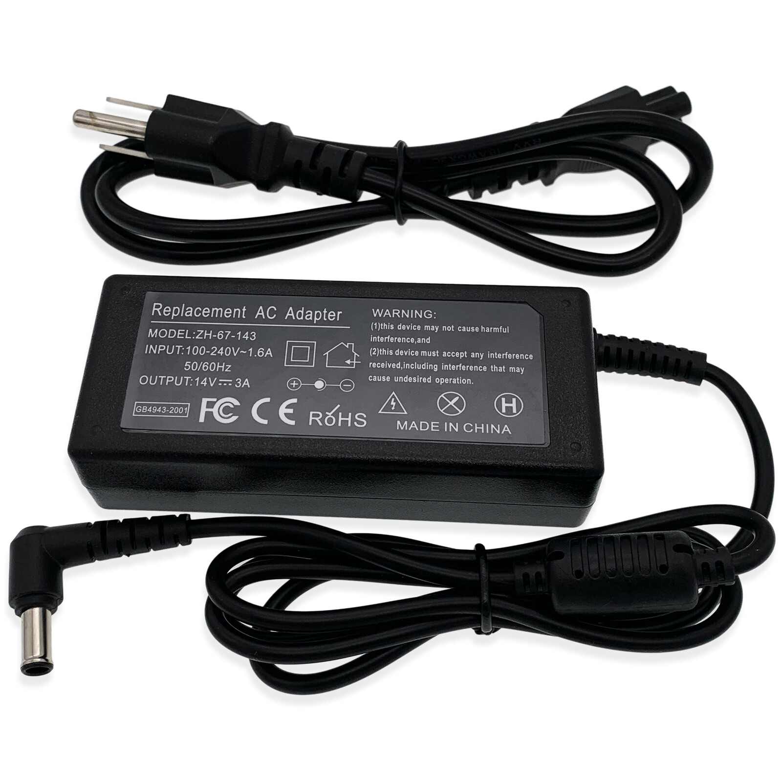AC Adapter For Samsung S22D300NY S23A300B S23A350H S23A550H Monitor Power Supply