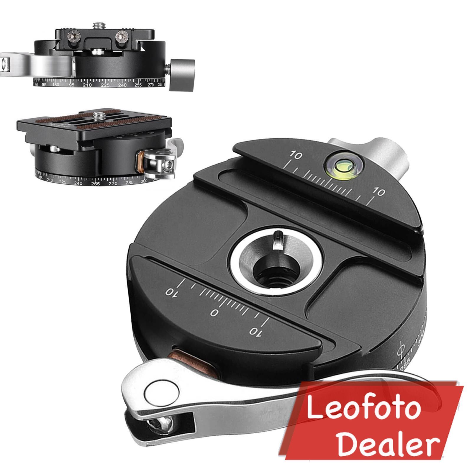 PP-「P」 Leofoto PCL-60+NP-60 Panning Lever Release Clamp with Plate | For