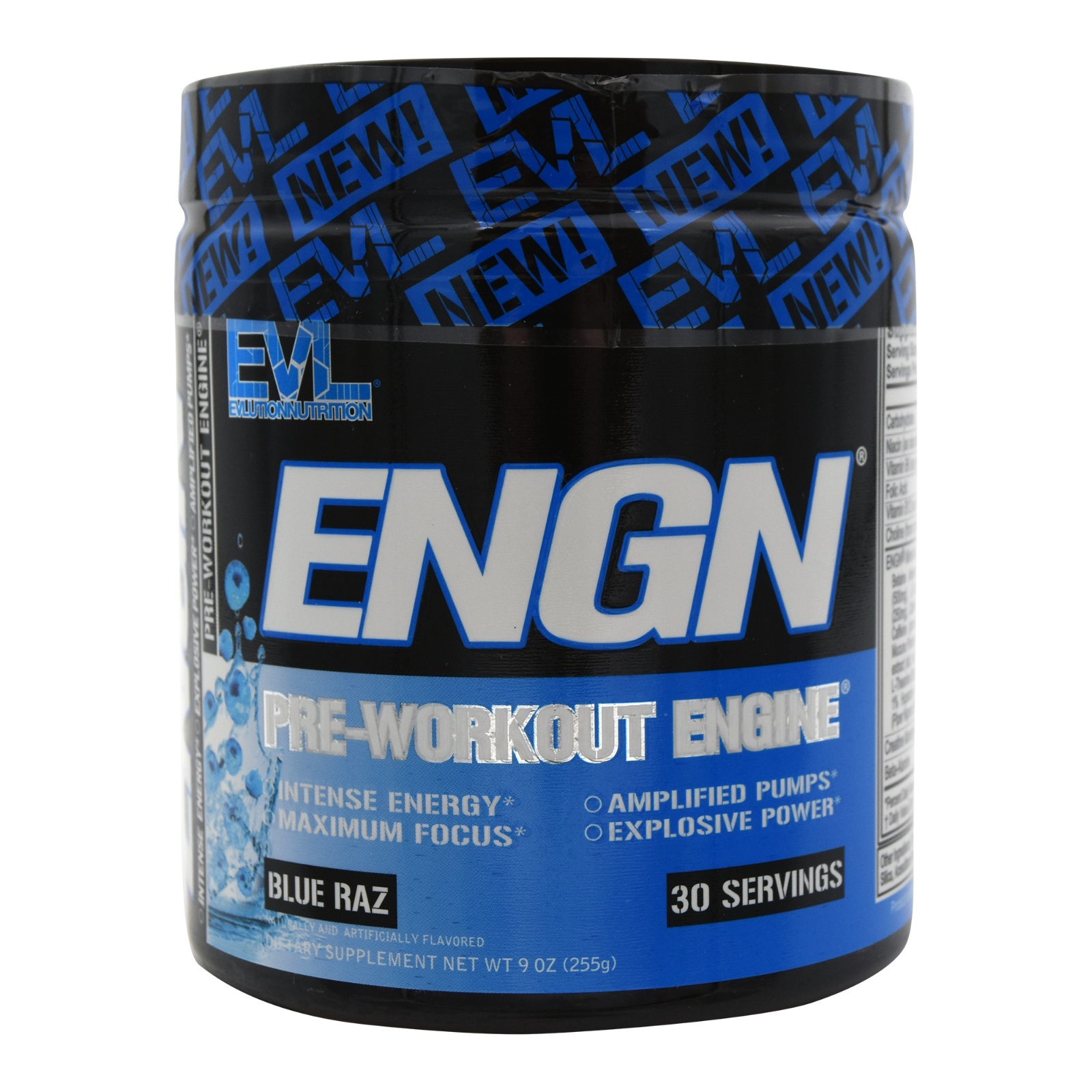 EVL ENGN: Hardcore Pre Workout Energy Drink Mix with Creatine for Energy, Pump