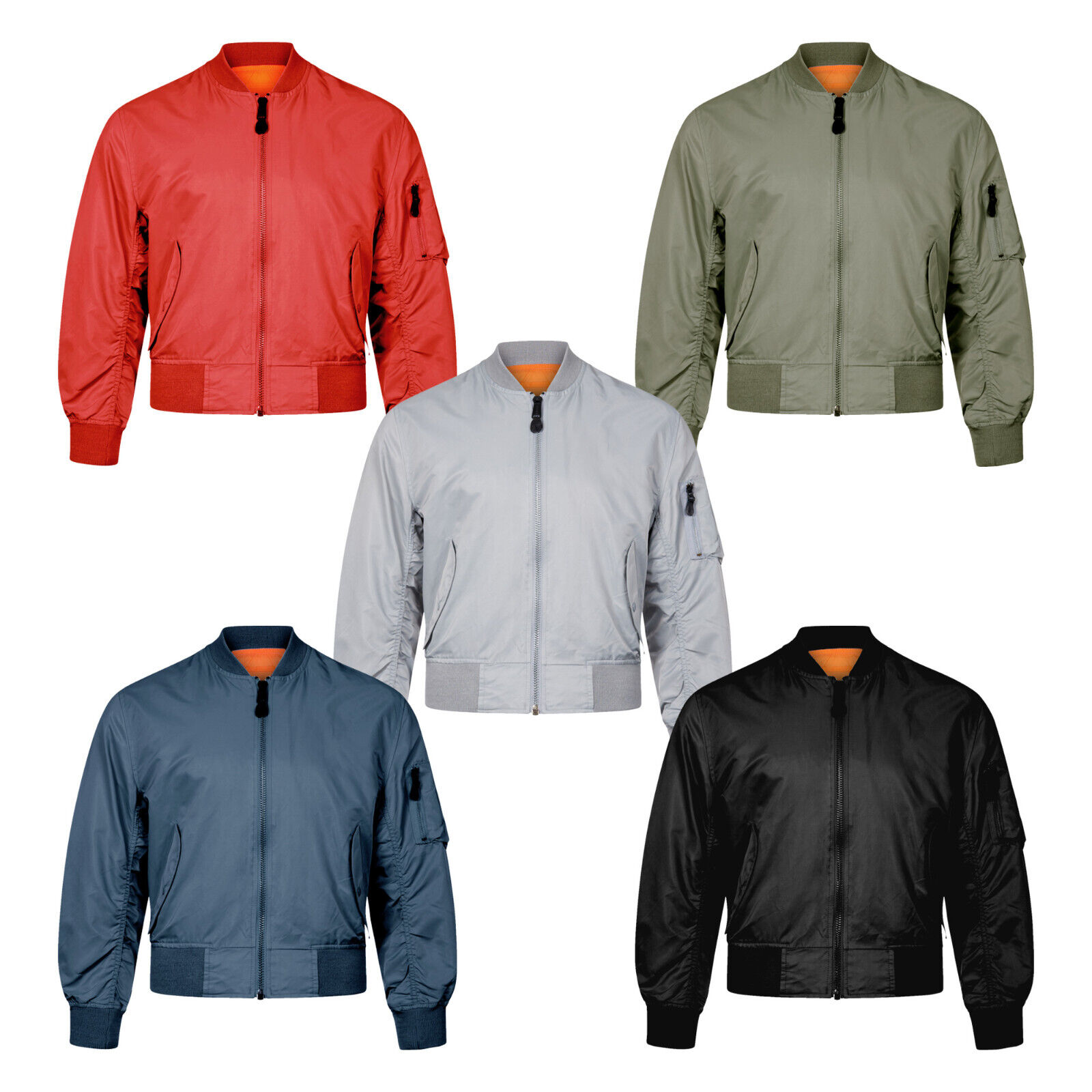 MA1 Flight Jacket Cobles Bomber Lightweight US Air Force MA1 Flight Jacket Cobles Bomber Lightweight US Air Force