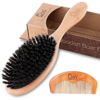 Boar Bristle Hair Brush for Women Men Kid, Soft Natural Bristles Brush