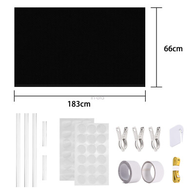 100% Blackout Roller Shades No Tools No Drill Cordless Blinds for Window Bedroom