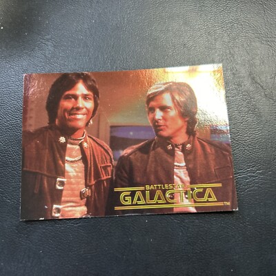 11b Battlestar Galactica 1996 Dart #25 Apollo Starbuck Richard Hatch Dirk Benedi