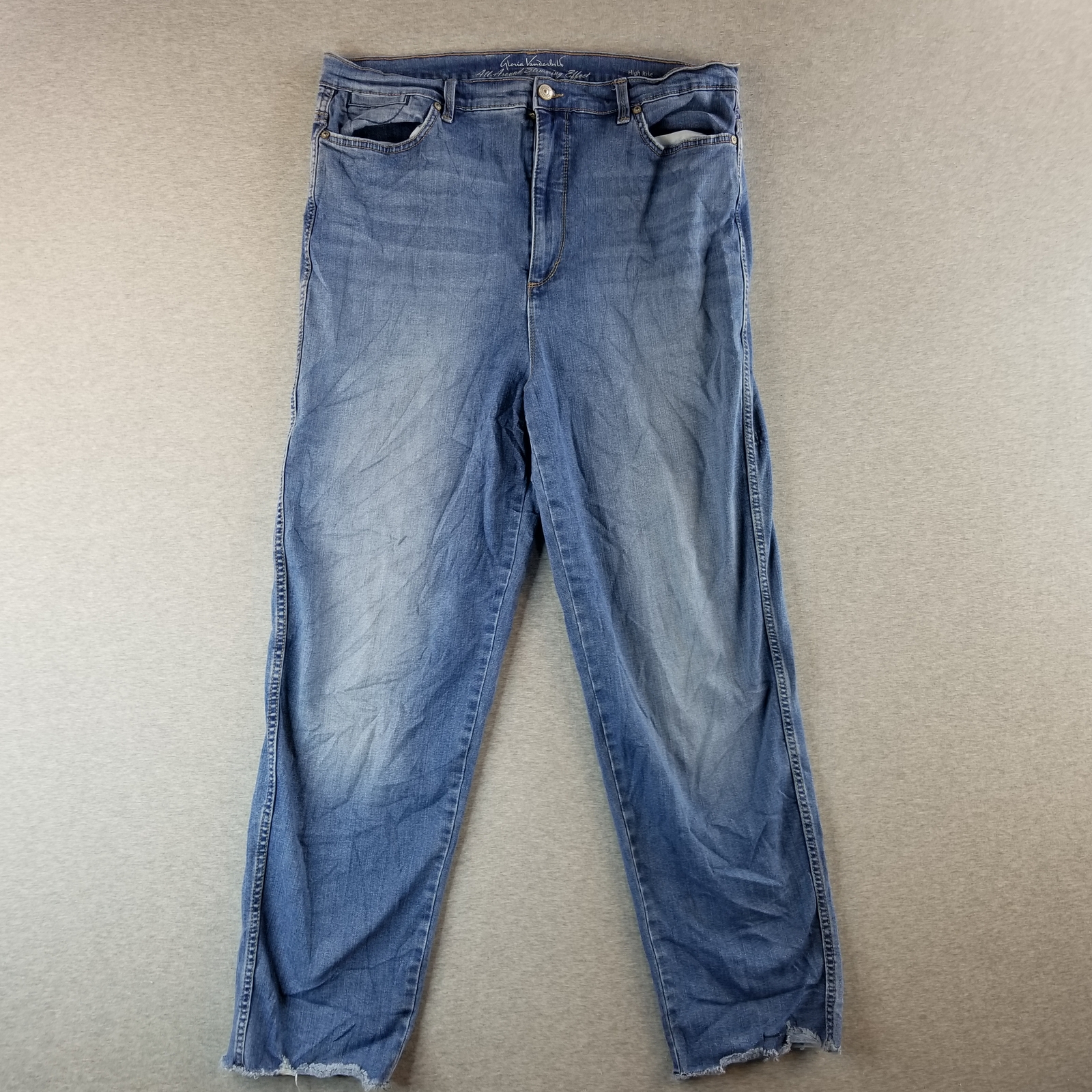 Gloria Vanderbilt Jeans Women's Sz 16 High Rise Slimming Effect Med Wash
