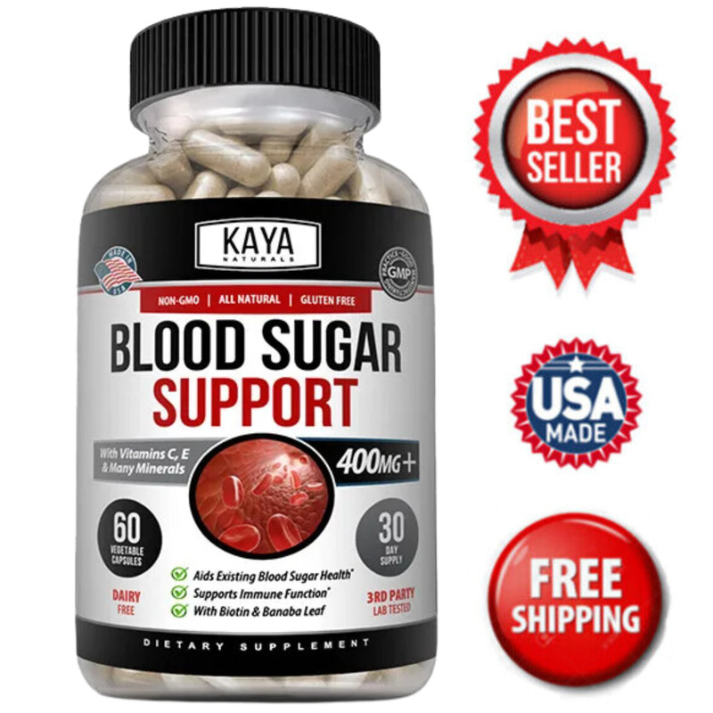 Blood Sugar Support 60ct Glucose Support Alpha Lipoic Acid Cinnamon