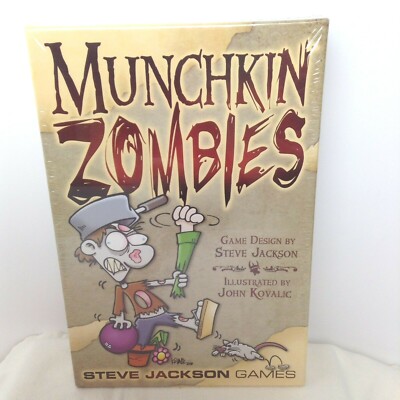 Munchkin Zombies Card Game Steve Jackson 1st Ed 7th Print New Sealed
