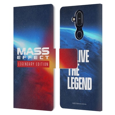 EA BIOWARE MASS EFFECT LEGENDARY GRAPHICS LEATHER BOOK CASE FOR NOKIA PHONES
