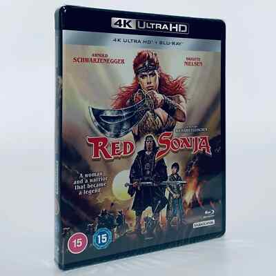 RED SONJA - 4K ULTRA HD/BLU-RAY - (SCHWARZENEGGER/NIELSEN) - BRAND NEW!